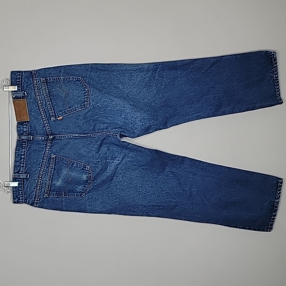 Vintage 509 Levi's Early 80's orange tab leather patch size 42x30 jeans